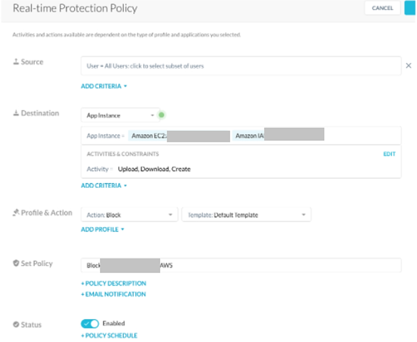 Control AWS apps using Instance IDs - Netskope Knowledge Portal